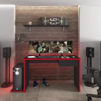 Mesa Gamer Para Computador E Estudo Gelius M09 Preto-vermelho - Mpozenato - 2