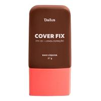Base Líquida Cover Fix 30ml Dailus Cobertura Perfeita e Alta Fixação D12 Escuro - 1