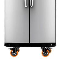 Kit 4 Rodas Rodinhas Giratórias Reforçada 40mm 1,5 Pol Com Trava - 6