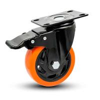 Kit 4 Rodas Rodinhas Giratórias Reforçada 40mm 1,5 Pol Com Trava - 7