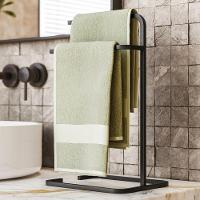 Porta Toalha De Rosto Para Pia Luxe Em Aço D09 Preto - Mpozenato - 2