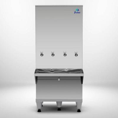 Bebedouro Industrial Coluna 200 Litros Ra20 Frisbel Bebedouro Inox 220V
