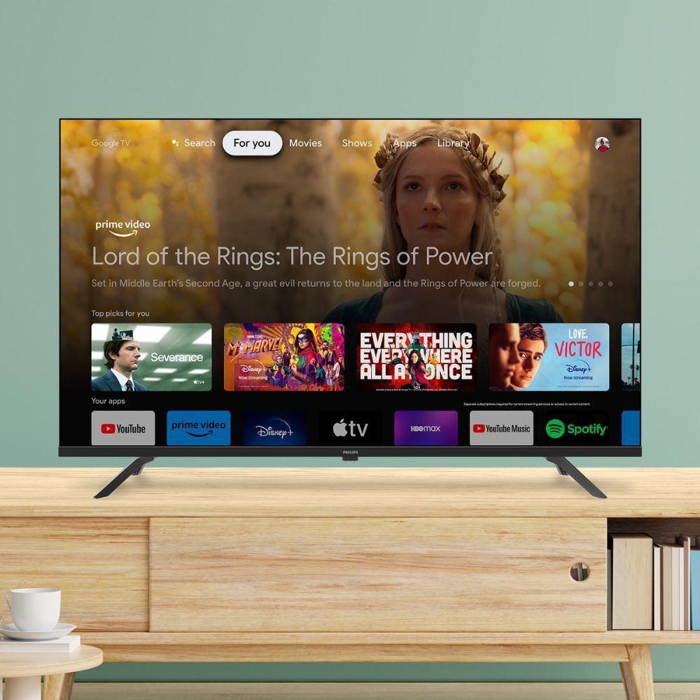 Smart TV Philips 43 Full HD Google TV Comando De Voz HDR Preto Bivolt - 9