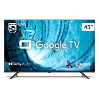 Smart TV Philips 43 Full HD Google TV Comando De Voz HDR Preto Bivolt - 1