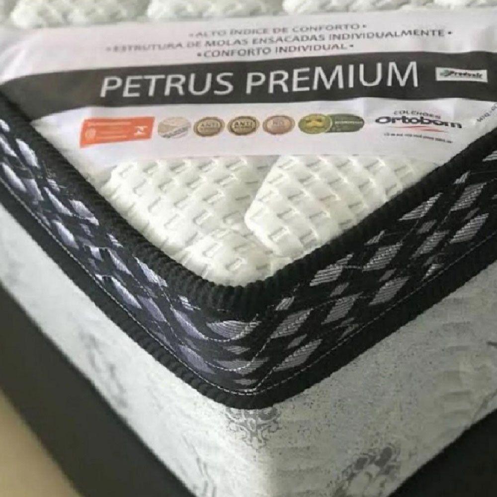 Colchão Queen Petrus Premium Molas Ensacadas Ortobom Bege - 2