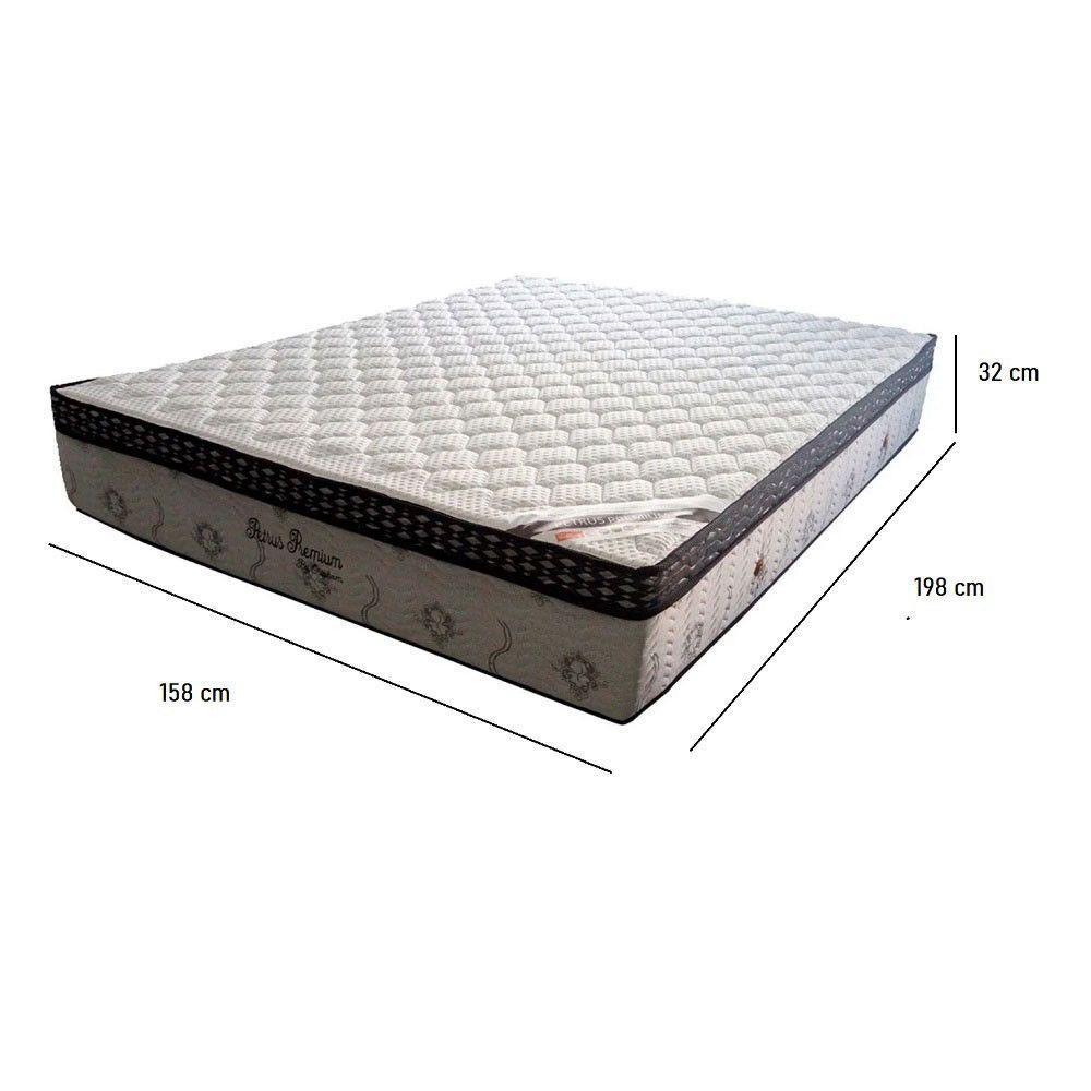Colchão Queen Petrus Premium Molas Ensacadas Ortobom Bege - 3