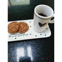 Kit Xicara De Cafe 80ml Com Pires Retangular Porcelana Branco - 6