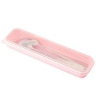 Kit Garfo E Colher Infantil Talher Aço Inox Plástico Ck6503 - 3