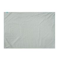 Cobertor Manta Macia Infantil 100% Poliéster Dupla Face Estampa De Onda Cor Rosa E Cinza