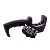 Afiador De Facas Em Aço Inox E Abs Black 20x5x7,5cm