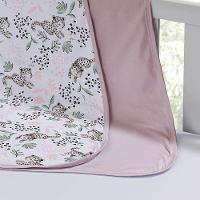 Cueiro Duplo Tecebem Baby Malha 100% Algodão Estampado Lizi 80cm X 90cm Rosinha - 2