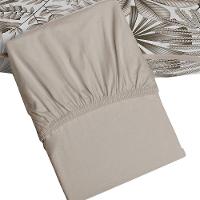 Jogo De Cama Tecebem Solteiro King Malha 100% Algodão Cloe 2 Peças Premium Trigo - 3