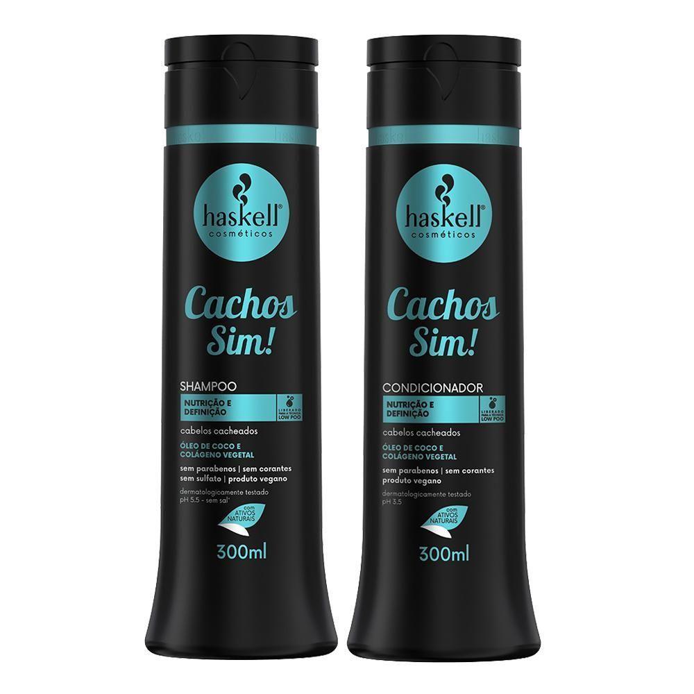 Kit Nutrição E Definição Cachos Sim! Haskell 300ml - 2