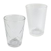 Conjunto 6 Copos Vidro Transparente Sofisticados Resistentes Jantares Festas Restaurante Suco água Capacidade 200 Ml - 5
