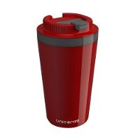 Copo Térmico Com Tampa 400 Ml Vermelho - Unitermi - 1