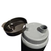 Copo Térmico Miami 650ml Leite Café Chimarrão Unitermi Preto - 3