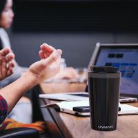 Copo Térmico Com Tampa 400 Ml Preto - Unitermi - 2