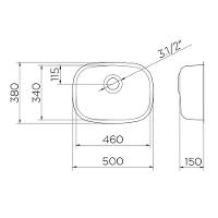 Cuba Docol Invicta 46x34 016962ch Inox Alto Brilho - 2