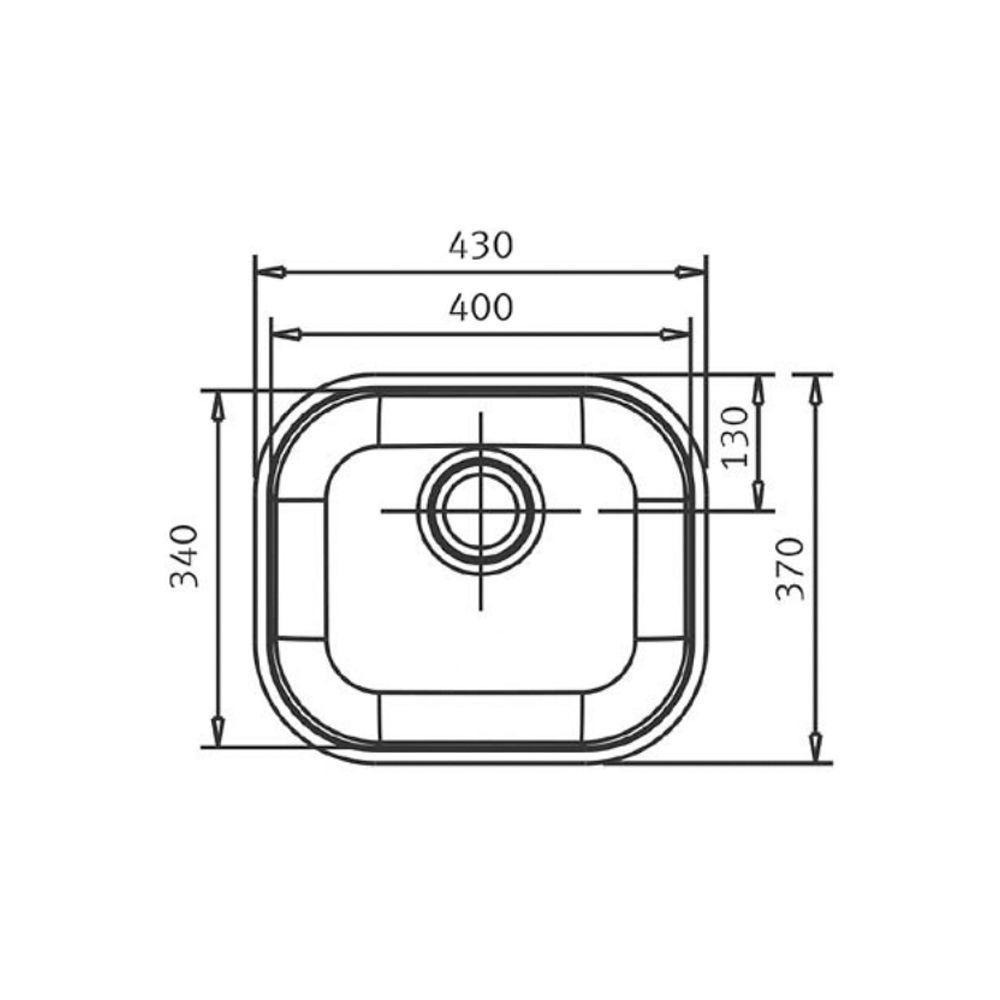 Cuba Docol Invicta 40x34 016979ch Inox Alto Brilho - 2