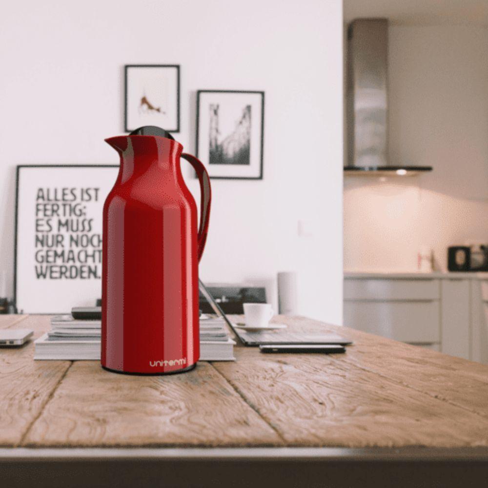 Garrafa Térmica Siena 750 Ml Vermelha - Unitermi - 2