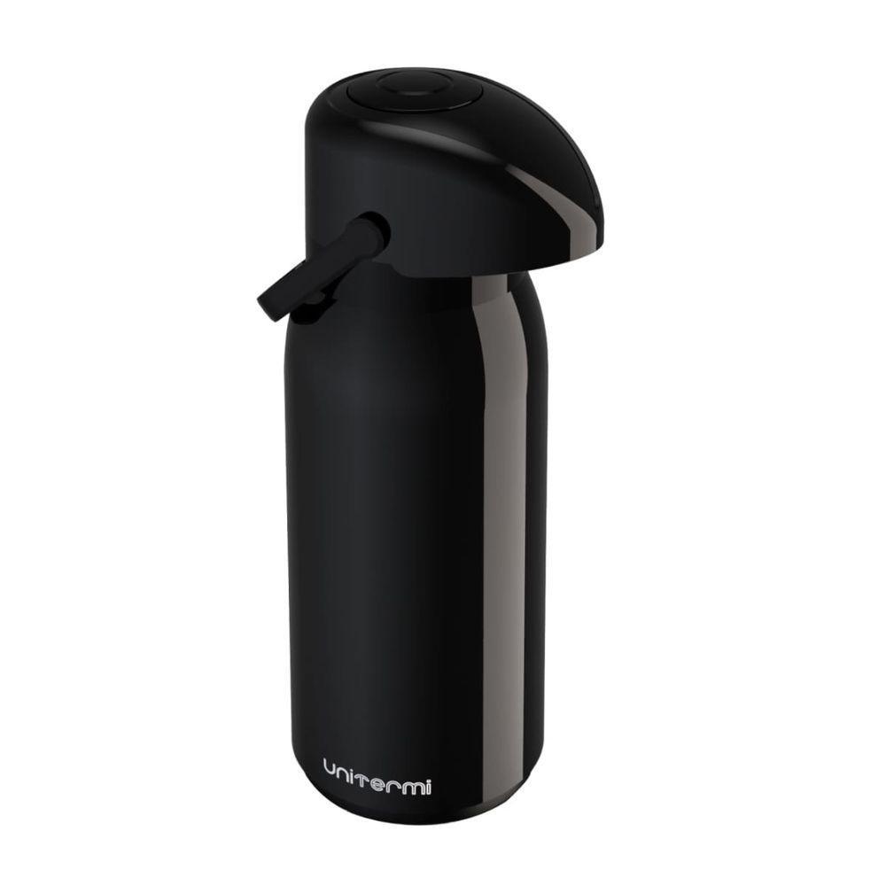 Garrafa Térmica Pressão Verona 1,8 L Preta - Unitermi - 1