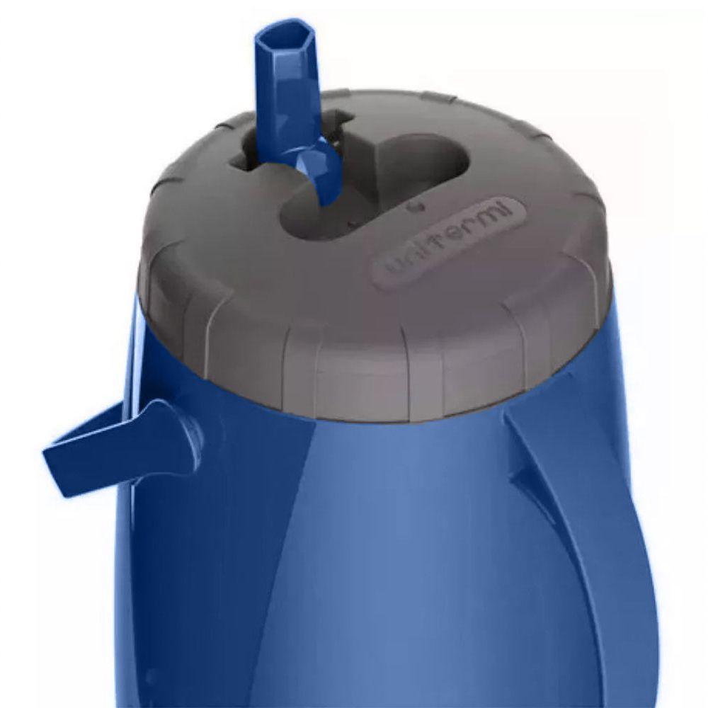 Jarra Garrafa Térmica Pavia 2,5l Bico Dosador E Alça Unitermi Azul - 4