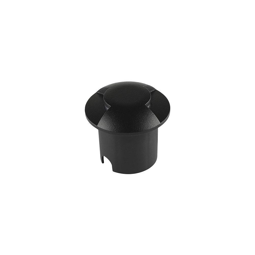 Balizador De Solo Taschibra Dome Led 2 Fachos 1w Bivolt Preto 3000k Luz Amarela 15090373 - 1