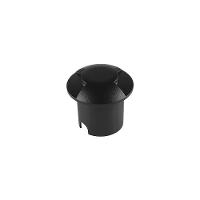 Balizador De Solo Taschibra Dome Led 2 Fachos 1w Bivolt Preto 3000k Luz Amarela 15090373 - 1