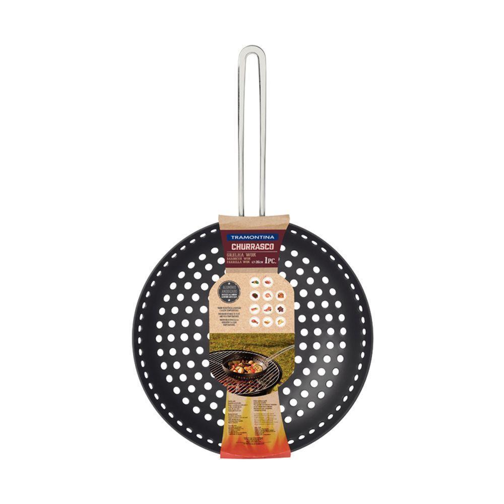 Grelha Wok Para Churrasco Tramontina 20847026 26cm Alumínio Anodizado 20847026 - 4