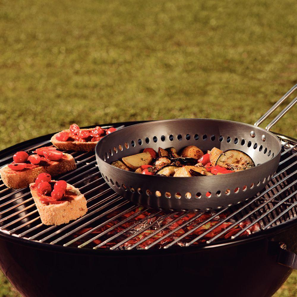 Grelha Wok Para Churrasco Tramontina 20847026 26cm Alumínio Anodizado 20847026 - 5