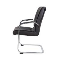 Cadeira De Escritório Interlocutor Big Fixa Com Braço Marrom Marrom Café - 3