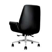 Cadeira De Escritório Home Office Diretor Prestige Preta Base Giratória Cromada Preto - 2