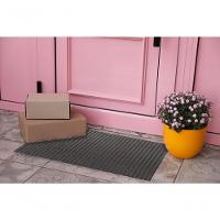 Tapete Passadeira Capacho Emborrachada Antiderrapante 0,65x1,00 Grafite - 2