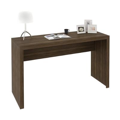 Mesa para Computador Escrivaninha Retangular Me4135 Moderno MDF 127cm Marrom