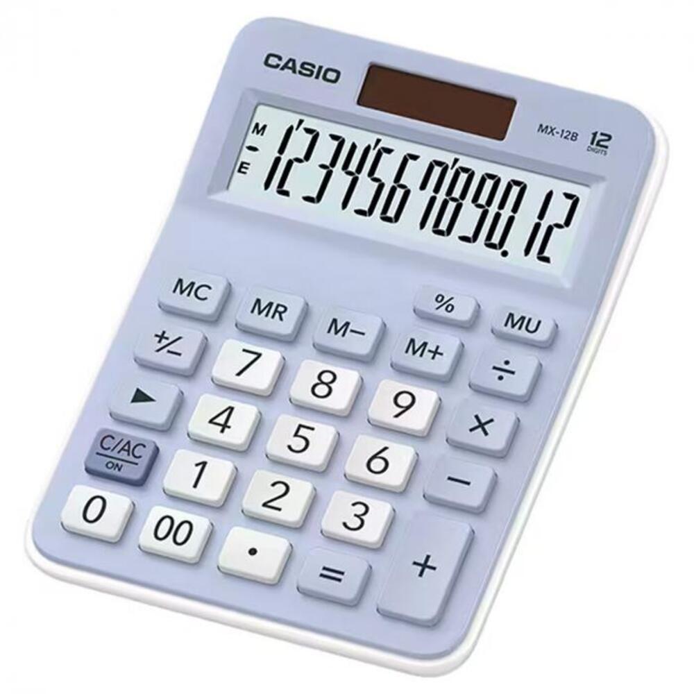 Calculadora De Mesa 12 Digitos Azul Mx-12b-lb - 1