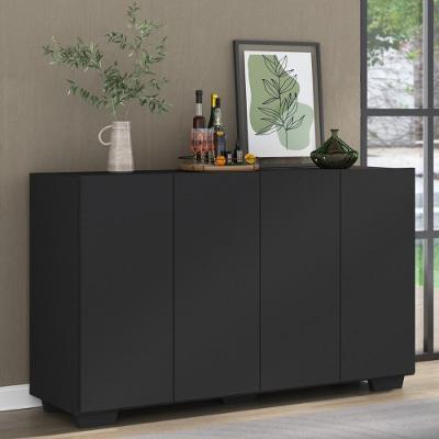 Buffet Aparador Para Sala De Jantar Multimóveis MP1092 Preto