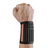 Munhequeira Cross Training Ajustável Preta E Laranja - 1