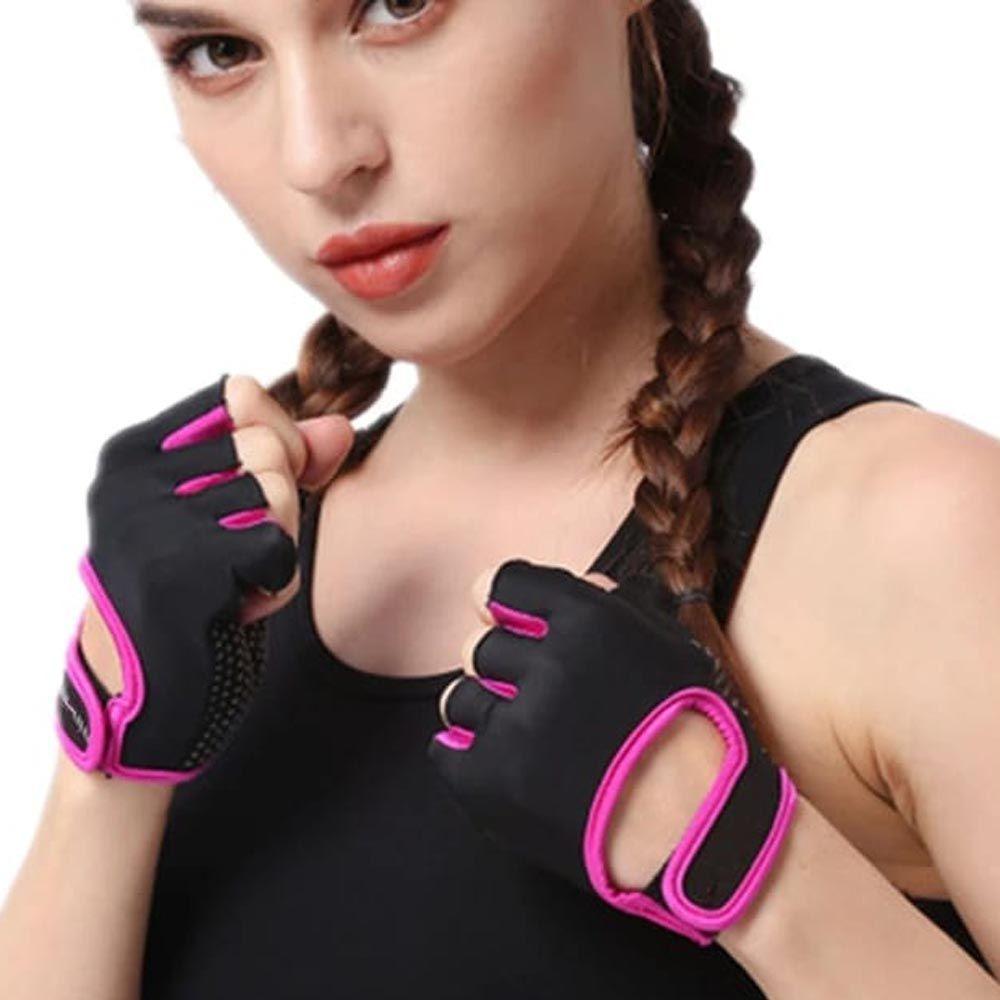 Par De Luva Profissional Dk Academia Esporte Treino Musculação Ciclismo Exercícios Preto - 6