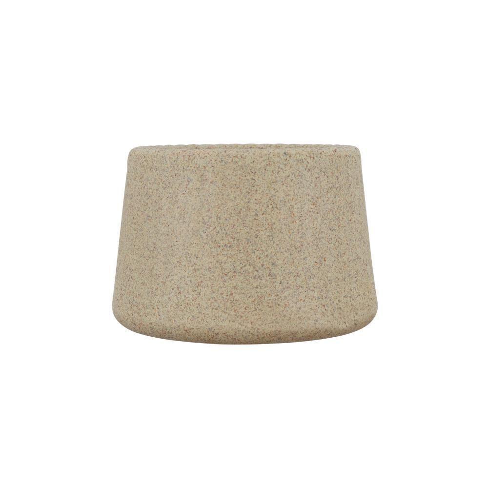 Vaso Tramontina Lótus Em Polietileno Granito Areia 8,5 Cm - 1