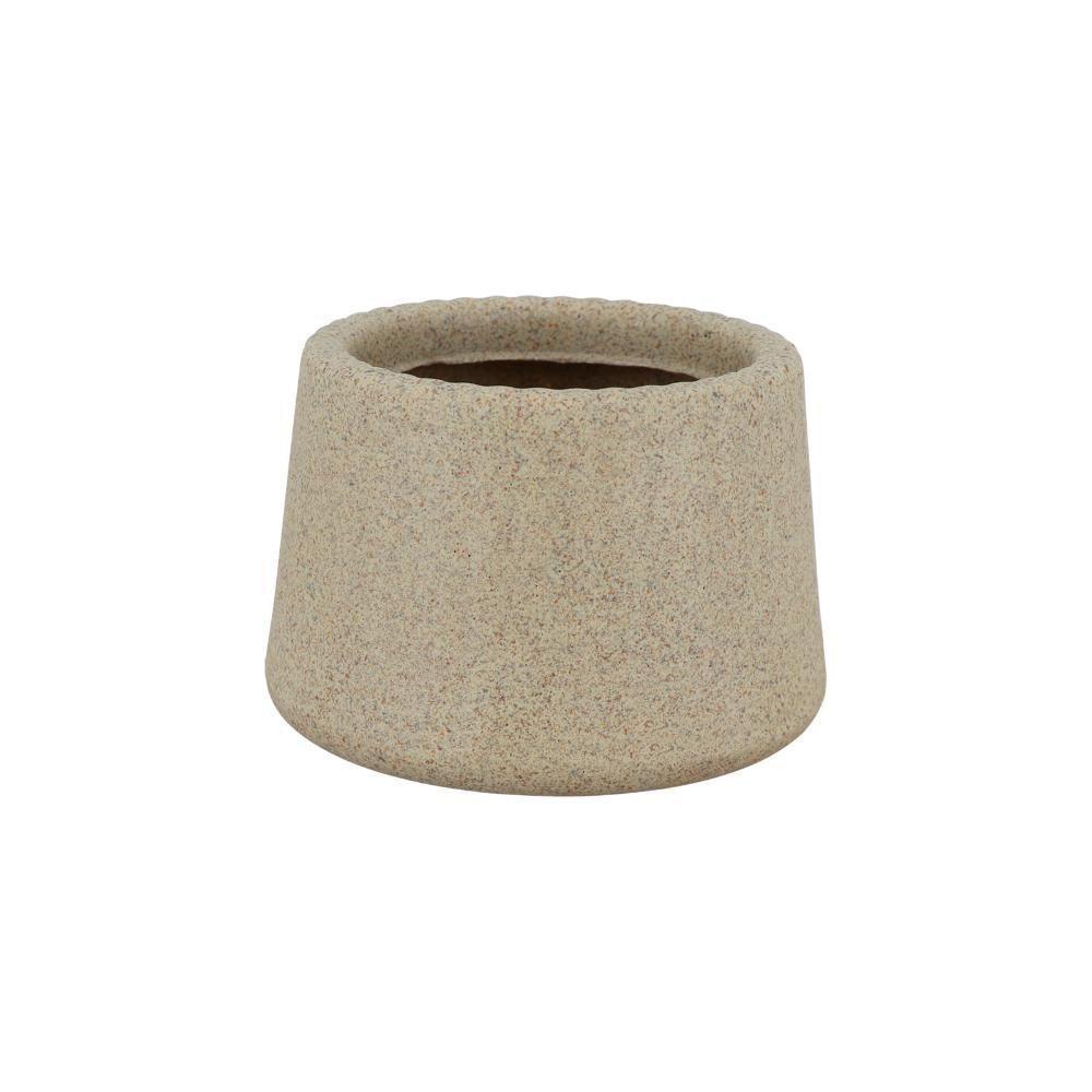 Vaso Tramontina Lótus Em Polietileno Granito Areia 8,5 Cm - 3