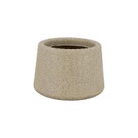 Vaso Tramontina Lótus Em Polietileno Granito Areia 8,5 Cm - 3