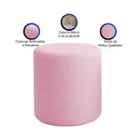 Kit 2 Puffs Beca Cilindro Boucle Live - 7 Decor Rosê - 3