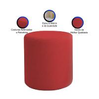 Kit 2 Puffs Beca Cilindro Boucle Live - 7 Decor Vermelho - 3
