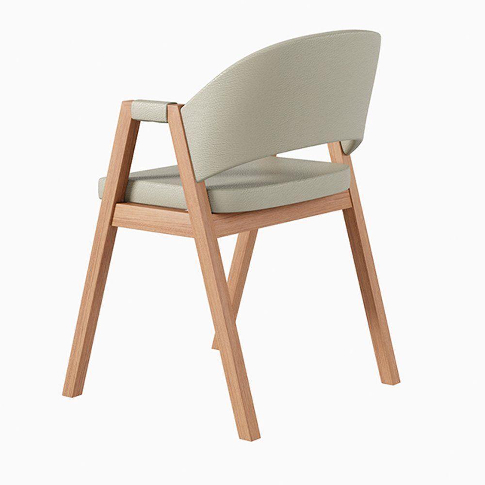 Cadeira De Jantar Antonella Corino Estilo Poltrona - 7 Decor Palha - 3