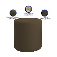 Puff Beca Cilindro Boucle Live - 7 Decor Marrom - 3