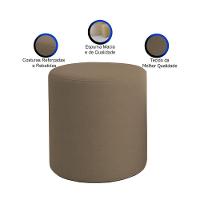 Kit 2 Puffs Beca Cilindro Suede Live - 7 Decor Cappuccino - 3