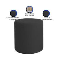 Kit 2 Puffs Beca Cilindro Boucle Live - 7 Decor Preto - 3