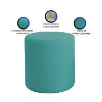 Puff Beca Cilindro Boucle Live - 7 Decor Azul Turquesa - 3
