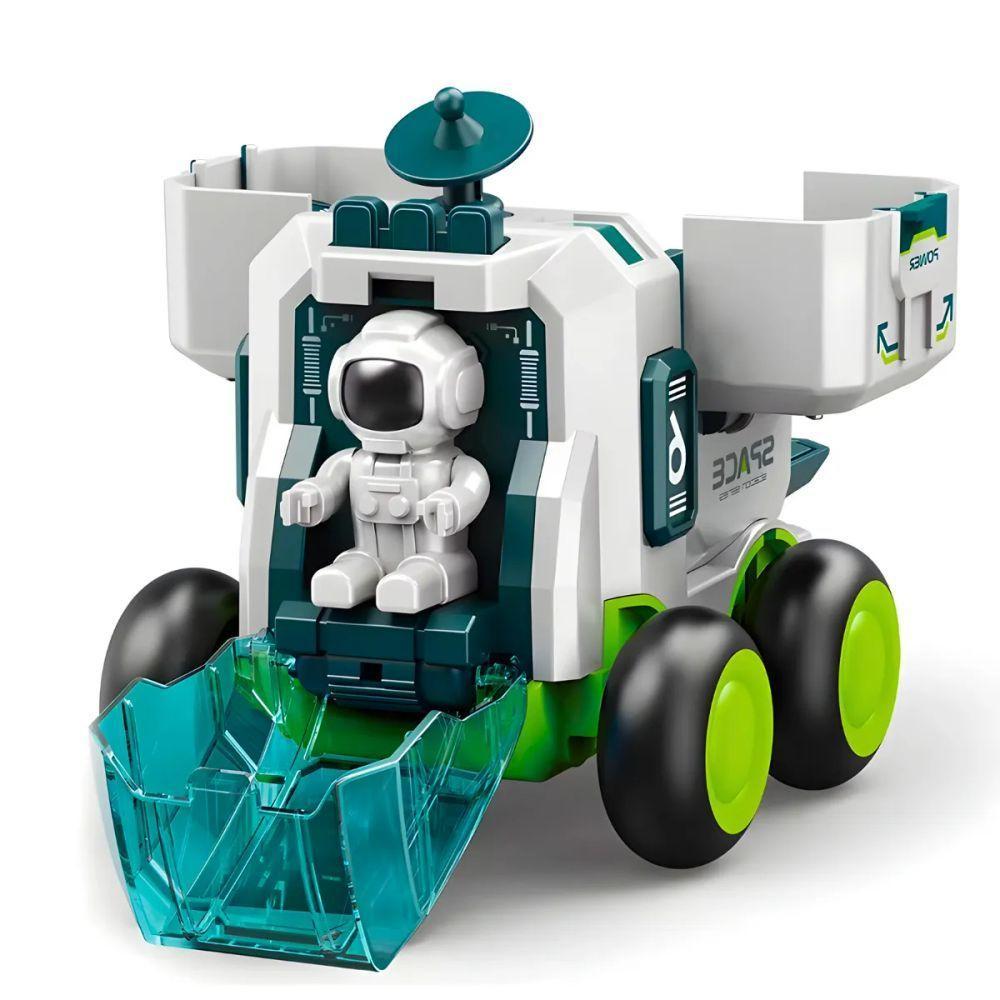 Brinquedo Carro Espacial Infantil Com Astronauta - Verde - 5