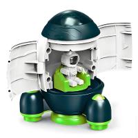 Brinquedo Foguete Espacial Infantil Com Astronauta - Verde - 5